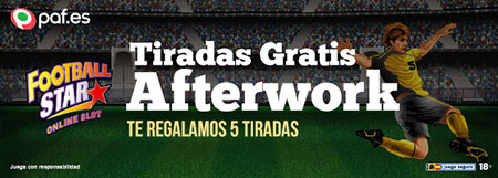paf-es-tragaperras-promocion-tiradas-gratis-afterwork-football-star