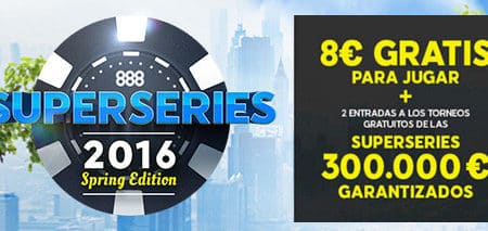 Noticia de 888poker.es – SuperSeries 2016 – 300.000 € GARANTIZADOS