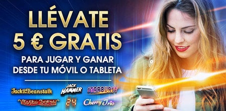 Noticia de casino777.es – Bono de 5 Euros Gratis para jugar desde móvil o tablet