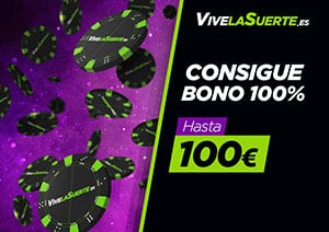 Noticia de vivelasuerte.es – Bono 100% hasta 100€