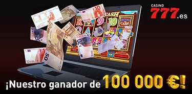 Noticia de casino777.es – Ganador de 100.000 Euros y Promociones disponibles