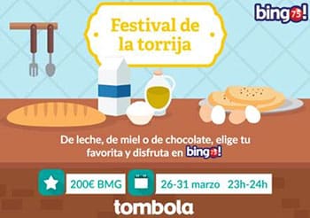 Noticia de tombola.es – Promociones para el mes de Marzo 2018