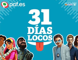 Noticia de paf.es – 31 días locos de Agosto con las Tragaperras y Premios de Paf