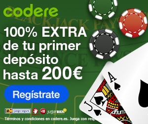 Noticia de codere.es – 5€ gratis sin depósito, bono de bienvenida y promociones de casino