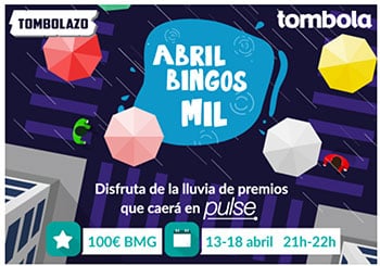 Noticia de tombola.es – Promociones en Abril y nuevas Slots