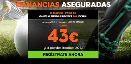 Promociones en Apuestas Deportivas de Champions: Real Madrid – PSG