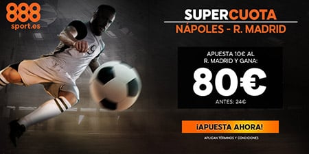 Noticia de 888sport.es – SuperCuota Champions League: Nápoles – R. Madrid