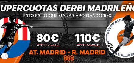 Noticia de 888sport.es – SuperCuotas Derbi Madrileño para nuevos jugadores