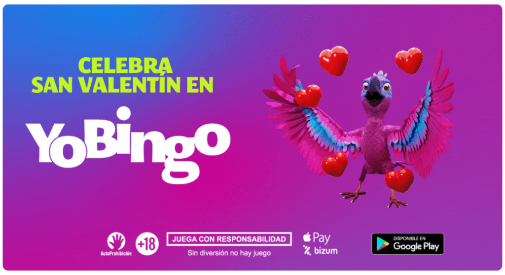 Bingo San Valentín YoBingo CasinosVirtuales.info