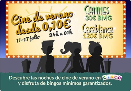 Noticia de tombola.es – Noches de Cine de Verano en Tombola