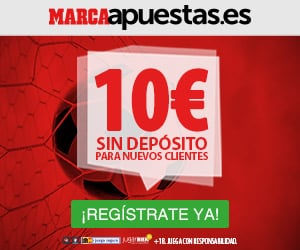 Noticia de marcaapuestas.es – Bono Gratis: ¡10 Euros sin Depósito!