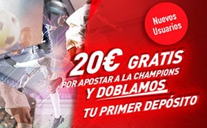 Noticia de sportium.es – Promociones Champions League: 20 Euros gratis por apostar