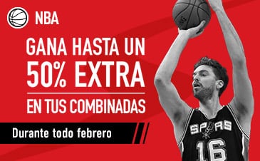 Noticia de sportium.es – Combinadas NBA: hasta un 50% extra de ganancias en Febrero