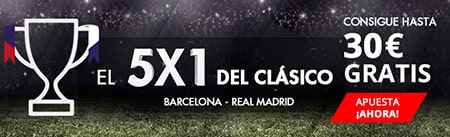 Noticia de suertia.es – El 5X1 del Clásico Barça-Madrid