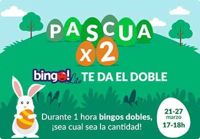 Noticia de tombola.es – Pascua x 2 – BingoLite te da el doble.