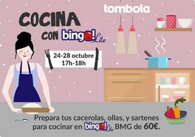 Noticia de tombola.es – 3ª Promoción de Octubre: Cocina con bingo Lite